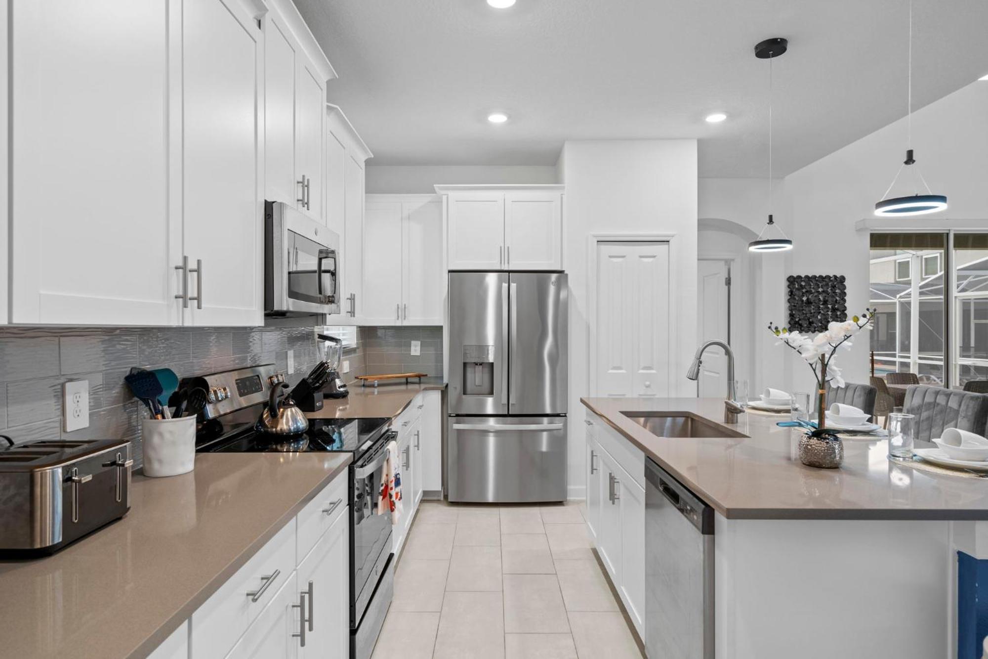 Gorgeous 5 Bd Home W Private Pool Next To Disney Kissimmee Esterno foto
